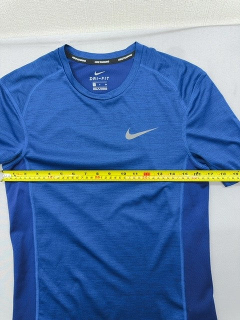 Nike Men's S Blue Dri-FIT Running T-Shirt Short Sleeve