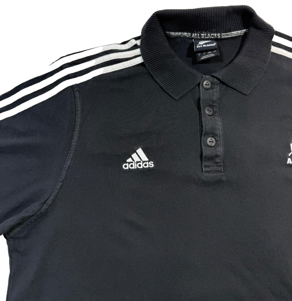 Adidas All Blacks Men's Polo Shirt Rugby Team- Size L