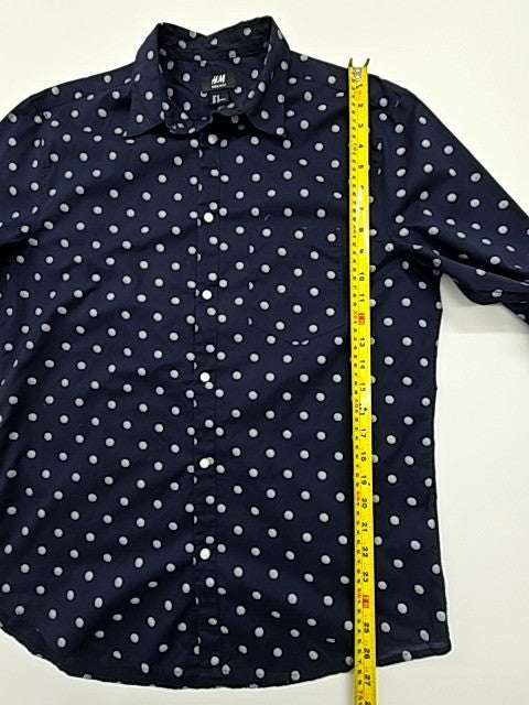 H&M Women Navy Shirt size M product image 7