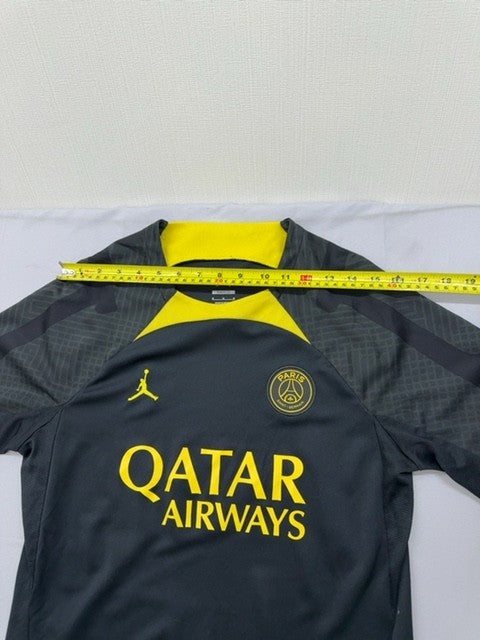 Jordan PSG 23/24 4th Stadium SS Shirt M Black/Yellow Dri-FIT Slim