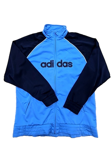 Adidas Men's Team Navy Track Jacket Size M Full Zip