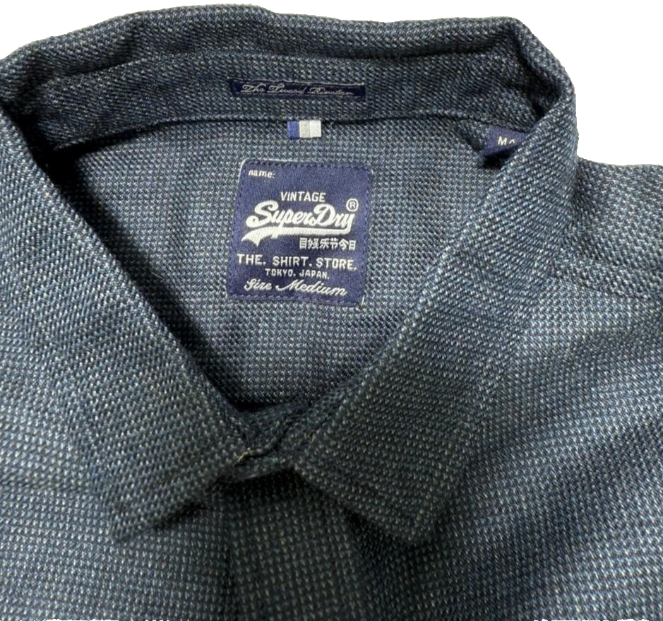 Tweed Riveter T-Shirt Vintage Superdry Men's Cloth Size M