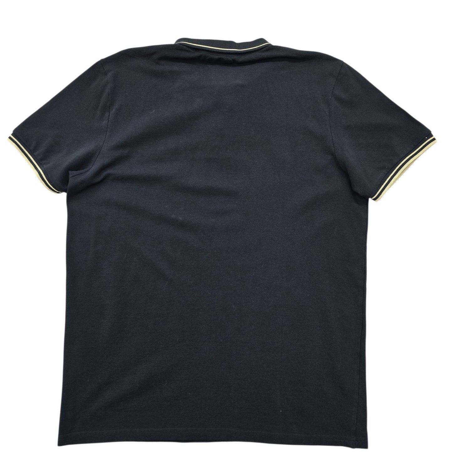 Kappa Men's Black Polo 2XL Cotton Short Sleeve Regular Fit