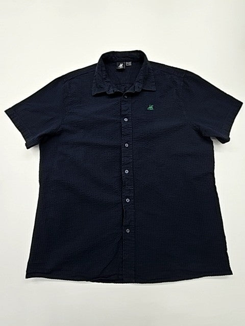 U.S. Grand Polo Men Navy Blue 3XL Cotton Button-Up Shirt Size 3XL