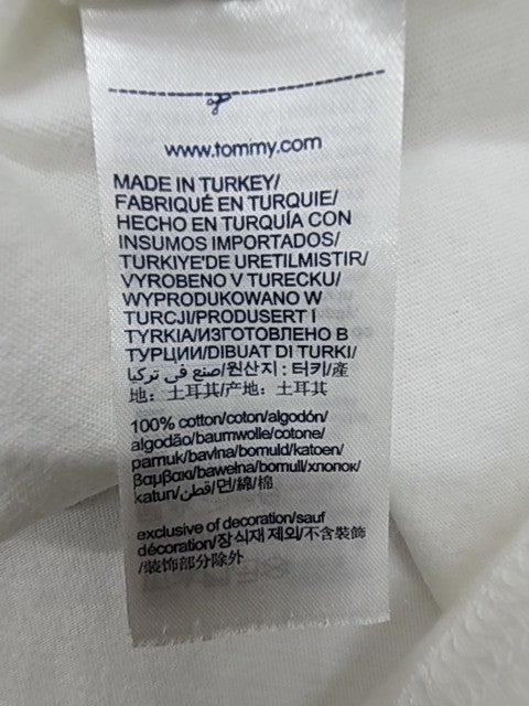Tommy Jeans Men White T-Shirt size S product image 5