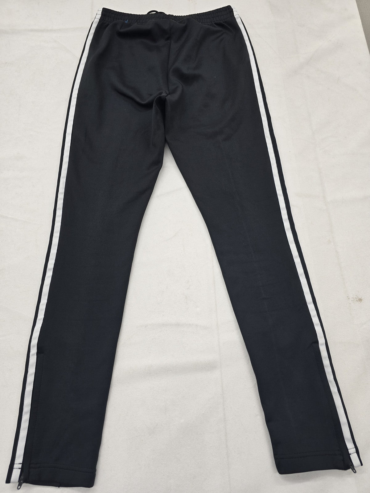 Adidas Primeblue Black Track Pants Men L Slim Tapered Recycled