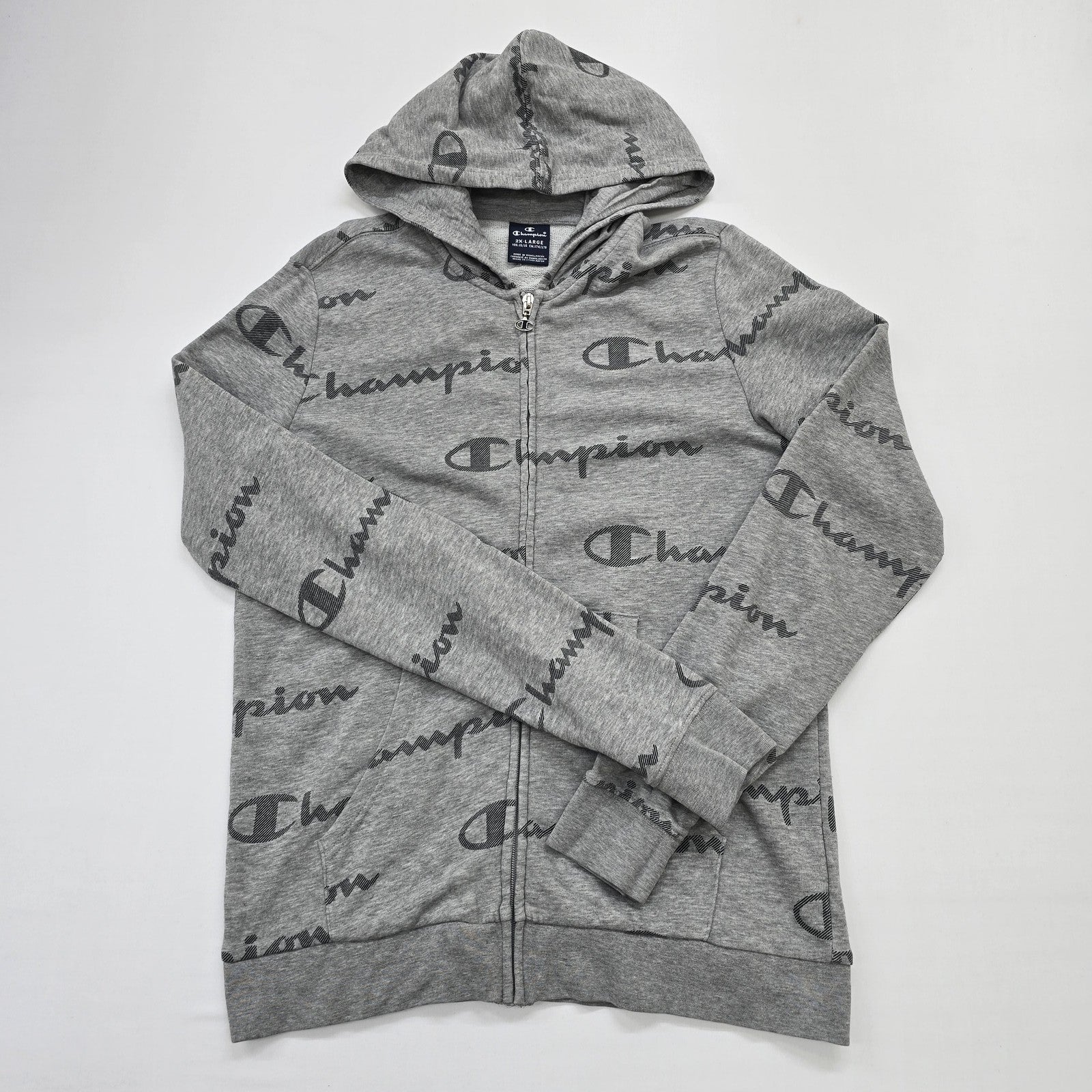 Champion Unisex Gray Hoodie size 2XL product image 1