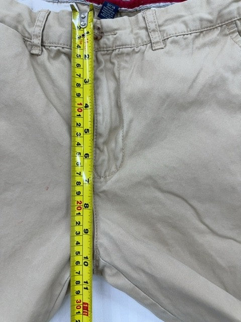 Tommy Hilfiger Men's Khaki Chino Pants 32x34 Flat Front
