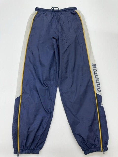 Nike Boys Navy Windbreaker Pants Youth S Elastic Waist Tapered Zipper