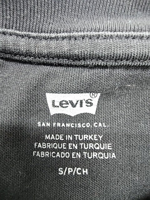 Levi's Men Black T-Shirt size S product image 3