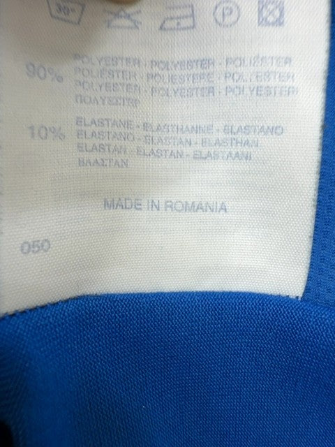 Champion Men's Royal Blue Polo Shirt Size S Vintage