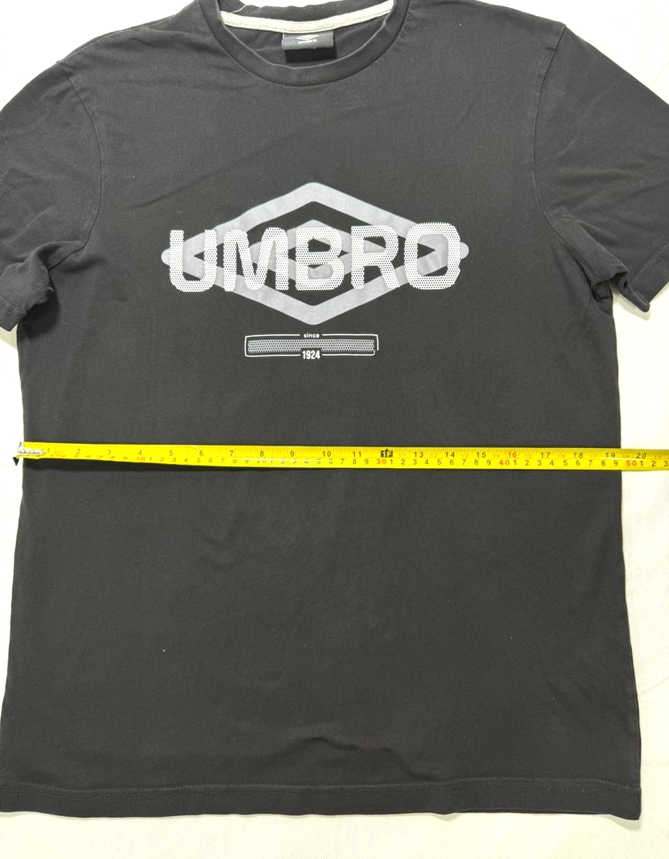 Black Umbro Graphic T-Shirt - Size M