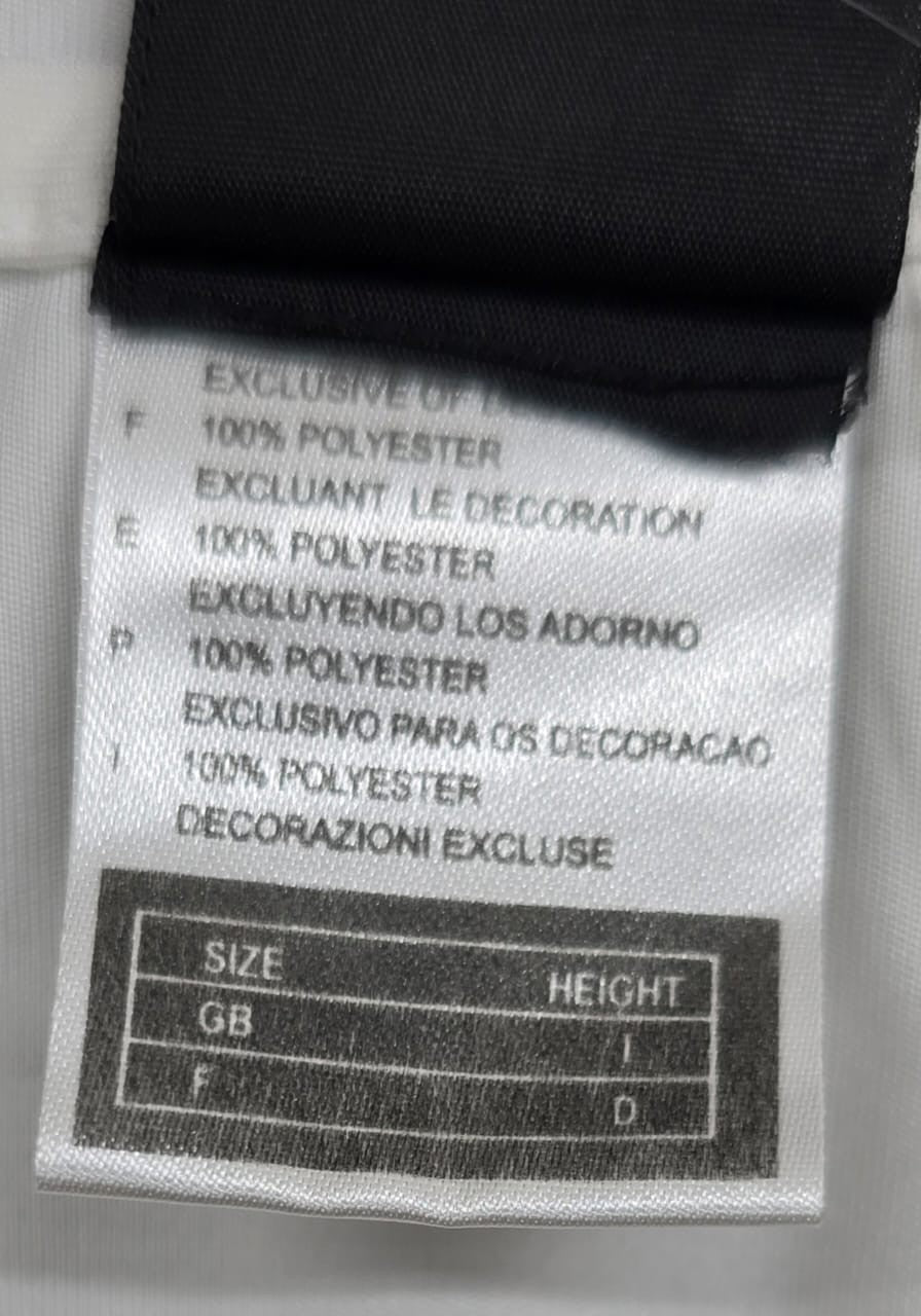 Adidas Men's White Striped Soccer Jersey XL Short Sleeve