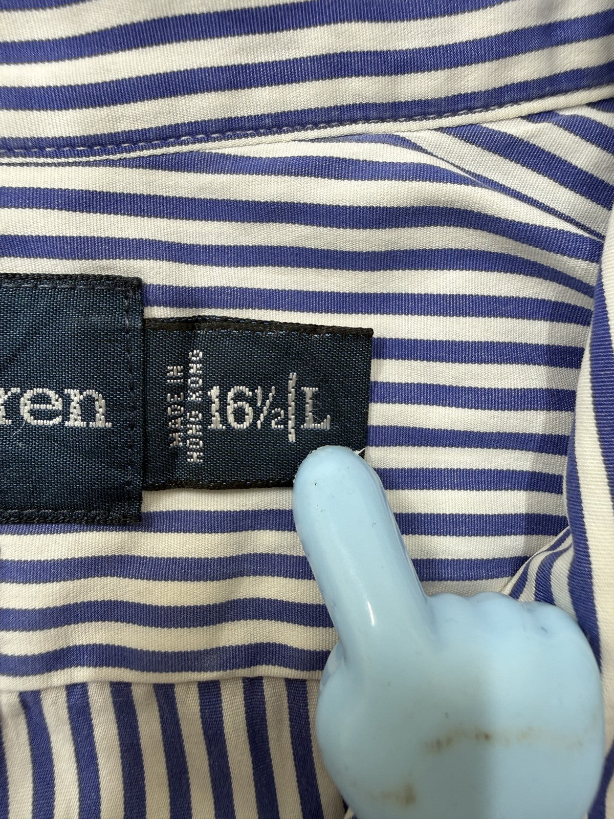 Ralph Lauren Men Navy Shirt size 16 product image 3