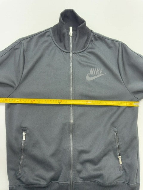 Nike Boys Charcoal Zip-Up Track Jacket Size M Lightweight Casual