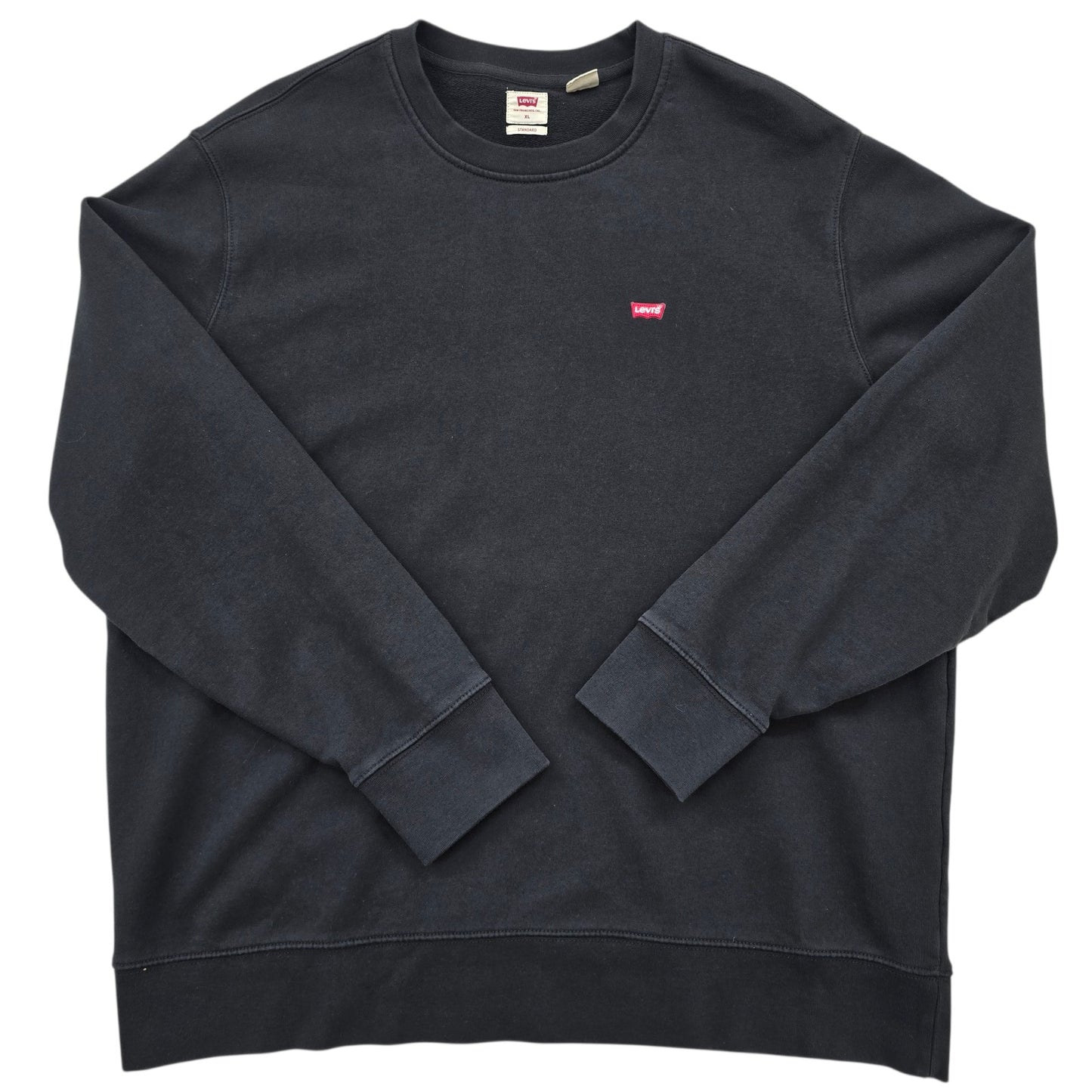 Levi's Men's Black Crewneck Sweatshirt XL