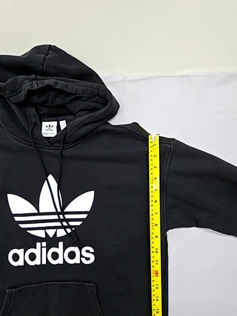 Adidas Trefoil Men's Black Pullover Hoodie S USA NWT