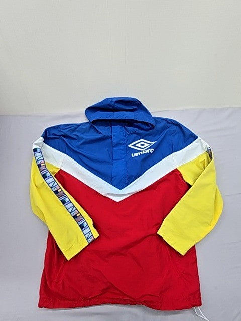 Umbro Multicolor Polyamide Hooded Color Block Jacket M Unisex