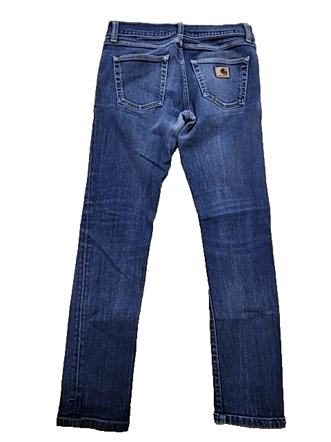 Carhartt Men's Blue Rebel Straight Leg Jeans 30x32 Stretch