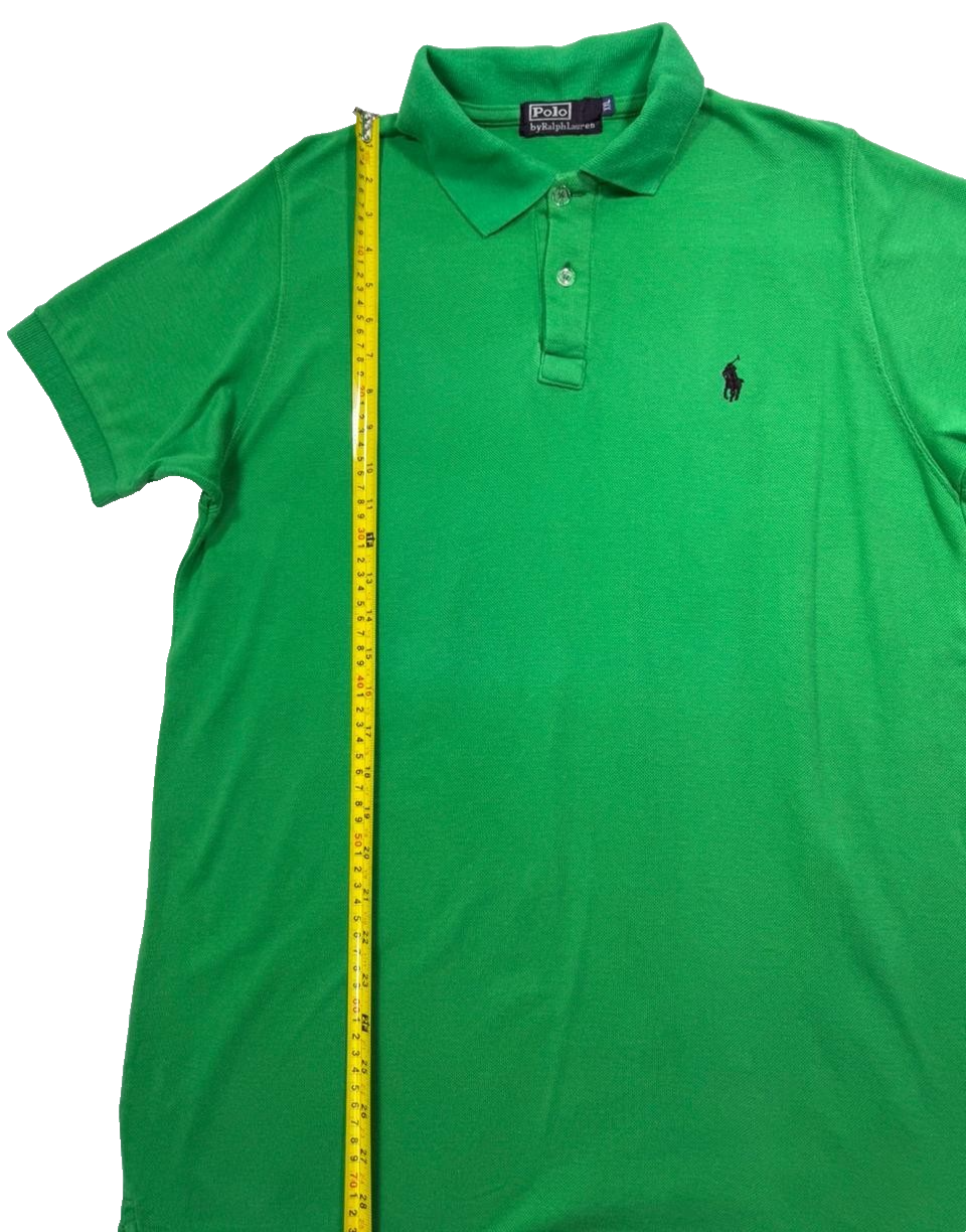 Polo Ralph Lauren Slim Fit Men's Polo Shirt In A Green Color - Size XXL
