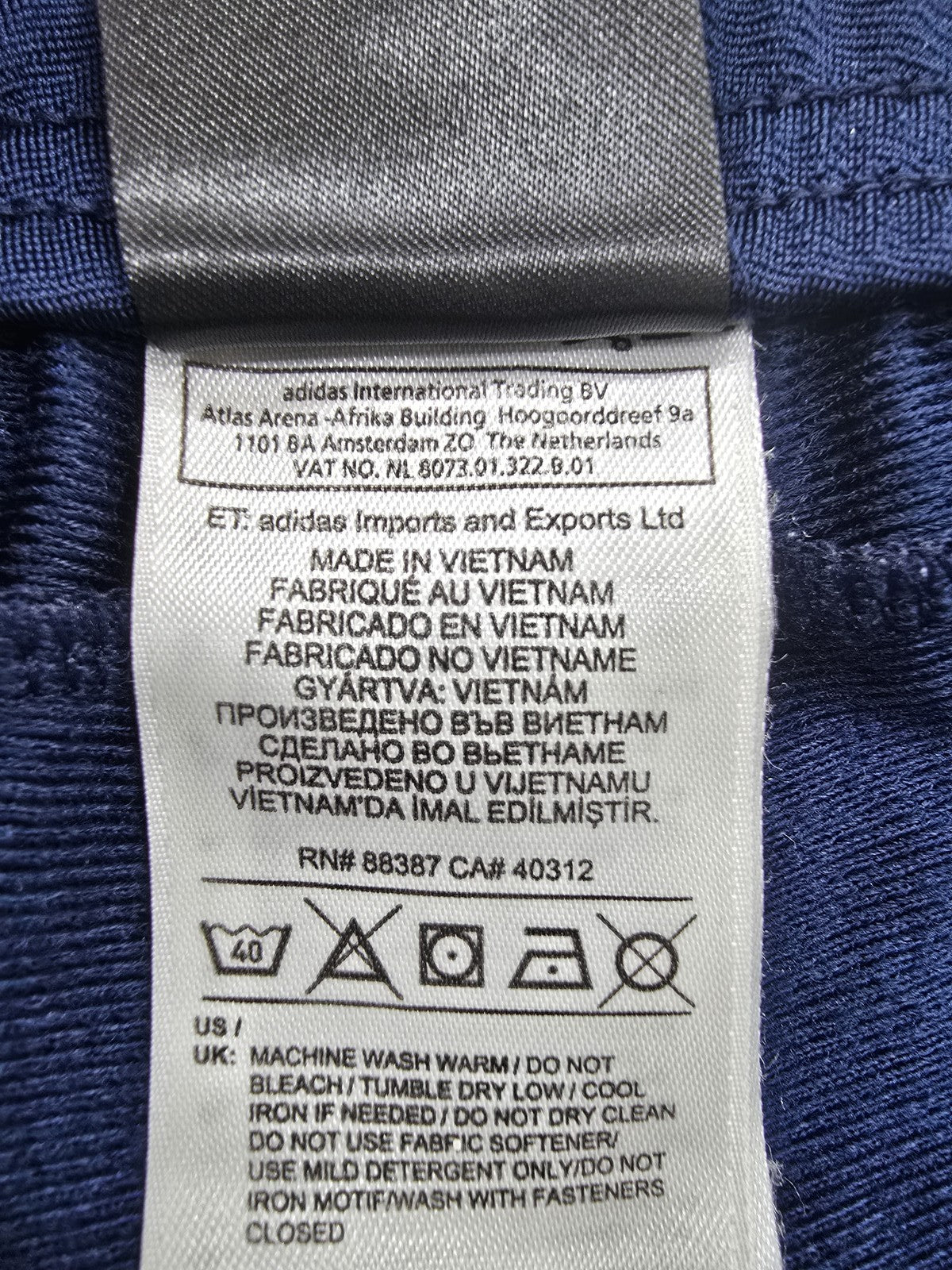 Adidas Men Navy Track Pants size XL product image 4