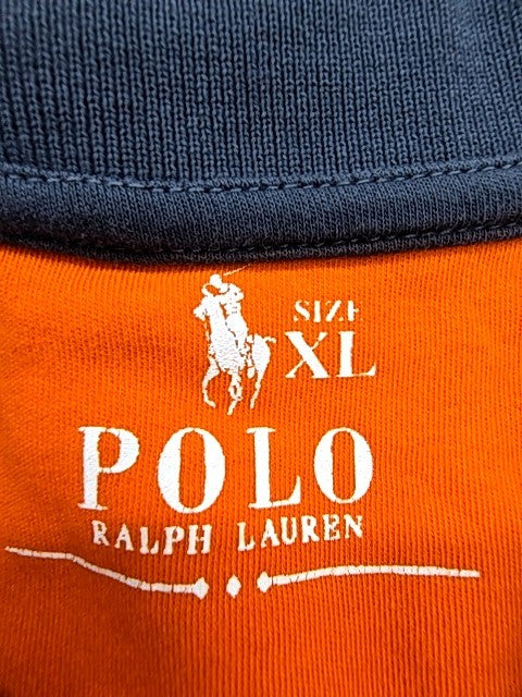Polo Ralph Lauren Men's XL Navy Short Sleeve Cotton Button Polo Shirt
