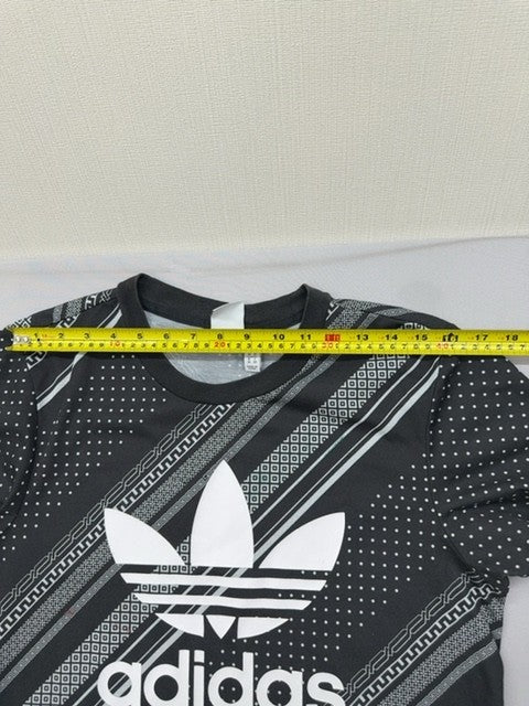 Adidas Black Polka Dot Short Sleeve L Crewneck T-Shirt Unisex