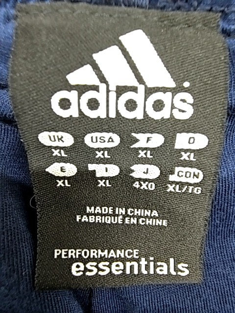 Adidas Men's Navy Blue Track Pants XL Performance