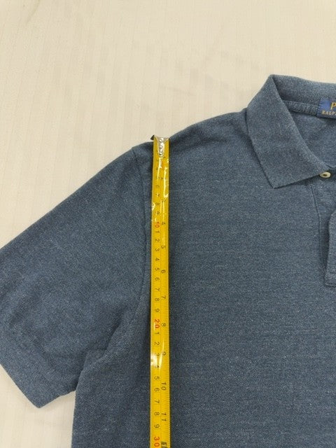 Polo Ralph Lauren Men's Navy Blue Polo Shirt Size L Pony Logo