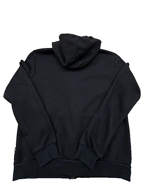 PUMA Men's Black Zip-Up Hoodie XL Regular Fleece 682586