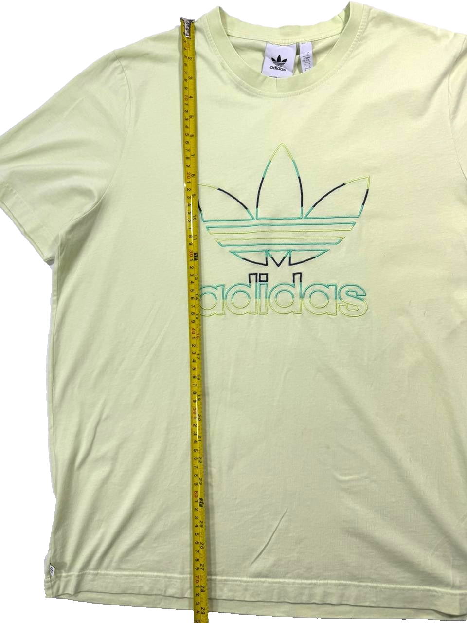 Adidas Originals Trefoil Series T-Shirt In "Almost Lime" - Size L