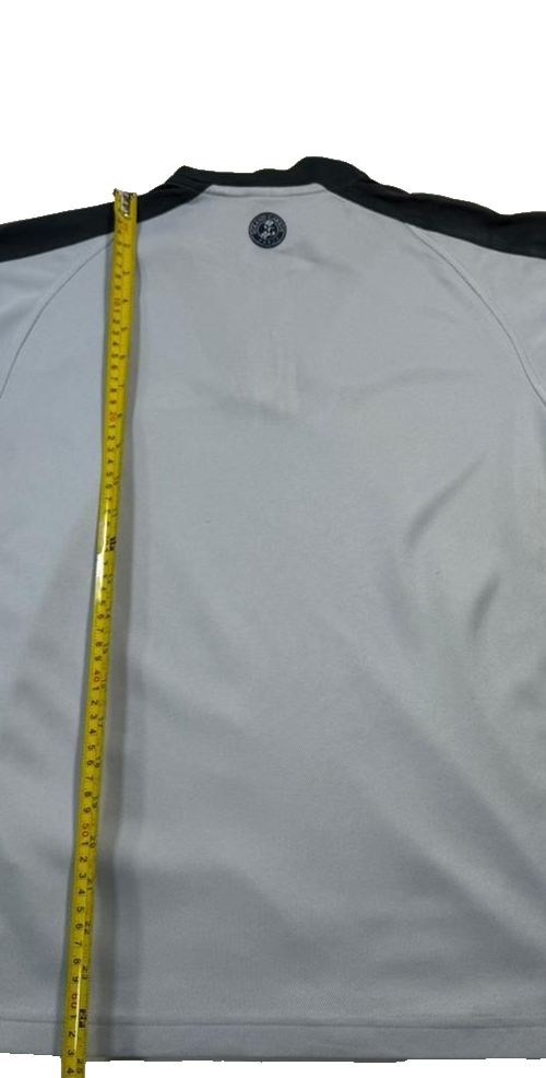 Adidas Roland Garros Men's Light Blue 1/4 Zip Tennis Shirt Size M