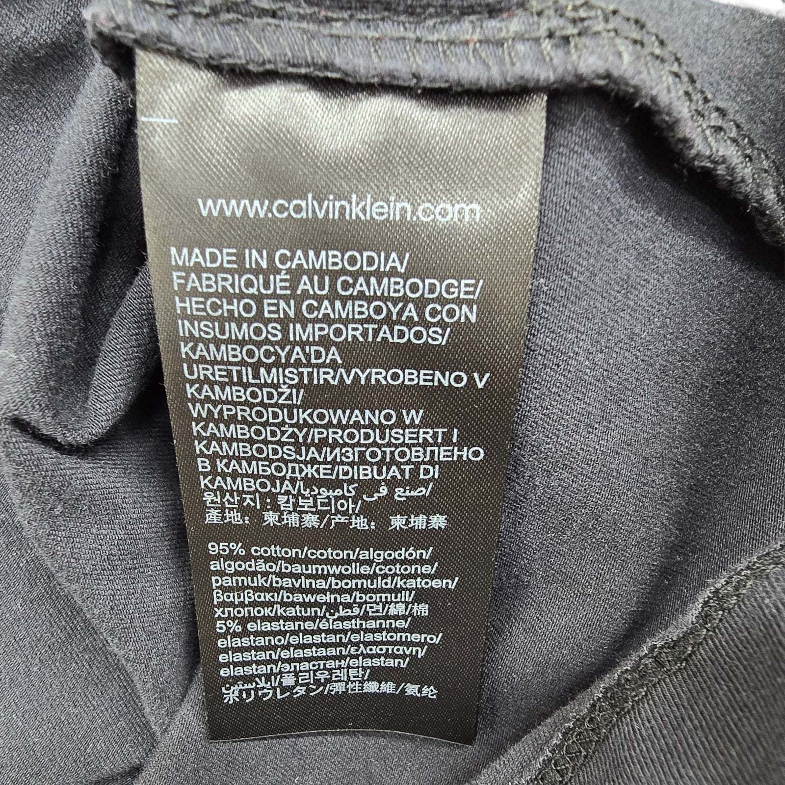 Calvin Klein Women Black T-Shirt size L product image 4