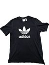 Adidas Men's Black T-Shirt – Size S, Logo, Short Sleeve