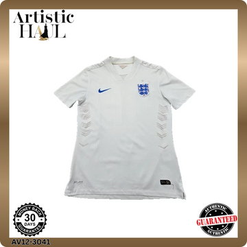 Nike Men's White Dri-FIT Soccer Jersey Size S Short Sleeve