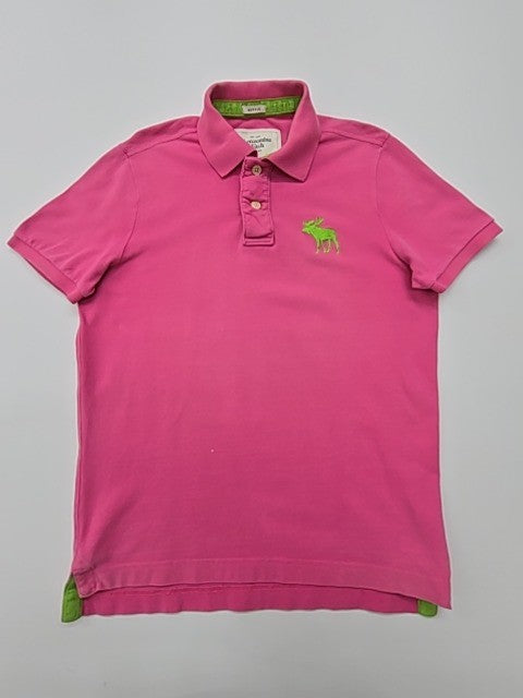 Abercrombie & Fitch Boys Pink Polo Shirt size M product image 1