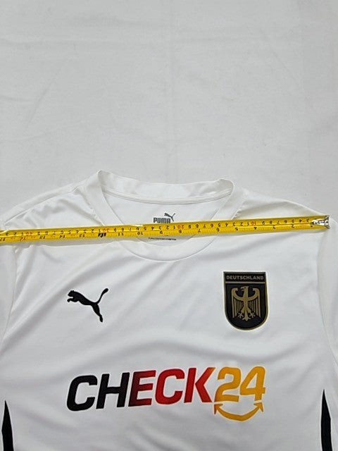 Puma Germany Euro 2024 White XL Men Short Sleeve Football Jersey