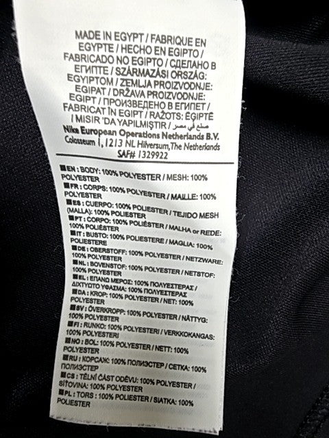 Nike Men's Black Dri-Fit Sports T-Shirt Size L