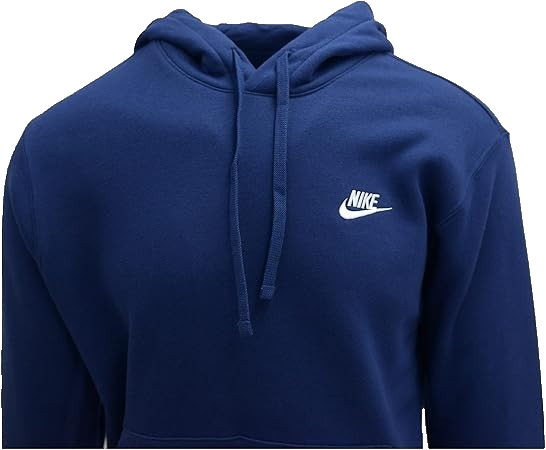 Nike Navy Blue Pullover Hoodie Men's Size Small Fleece Sweatshirt