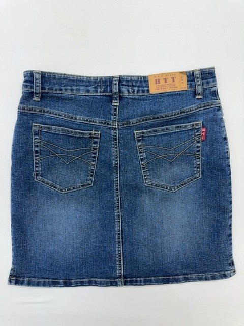 HTT Women Blue Skirt size L product image 2