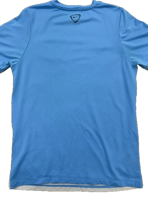Nike Men's Light Blue Manchester City Dri-FIT Football Shirt L