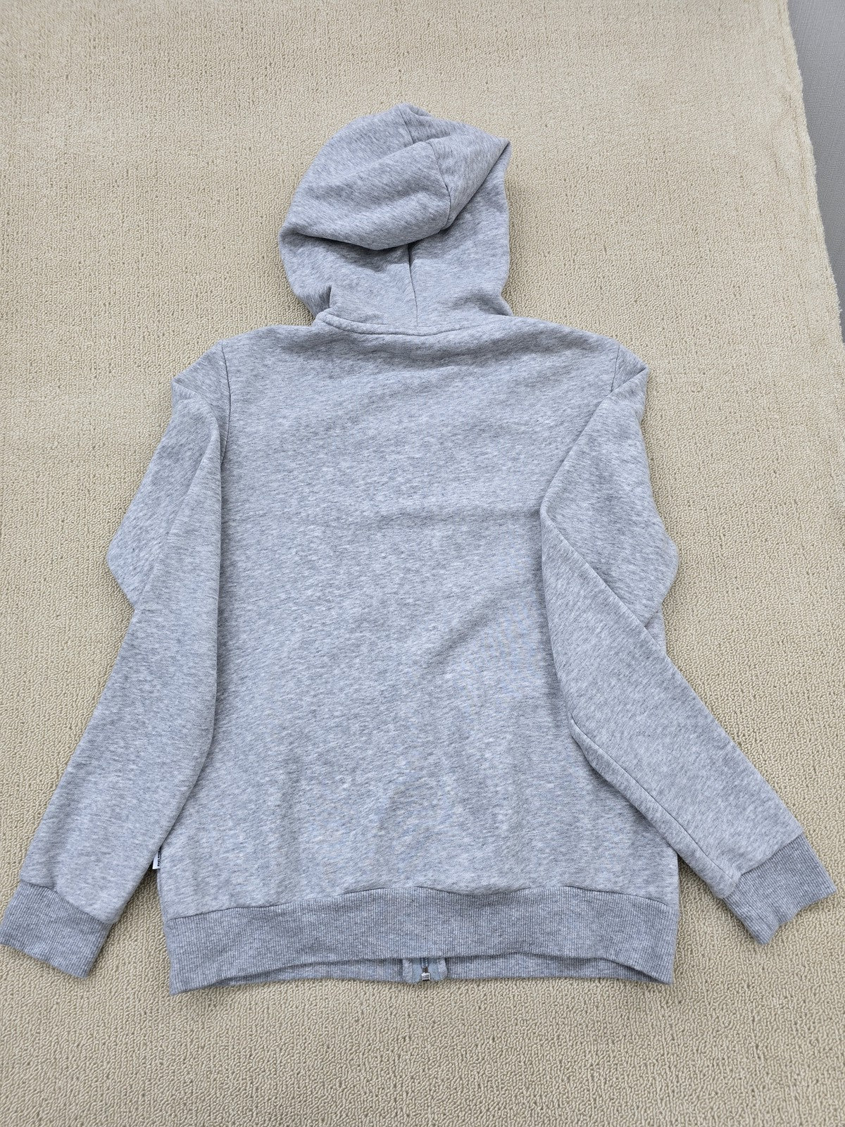Puma Men's Evostripe Full Zip Hoodie L Grey Slim Fit dryCELL