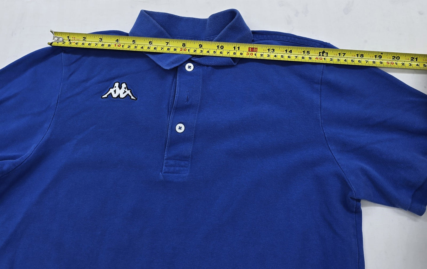 Kappa Men's Navy Polo Shirt Short Sleeve Size M Cotton Pique