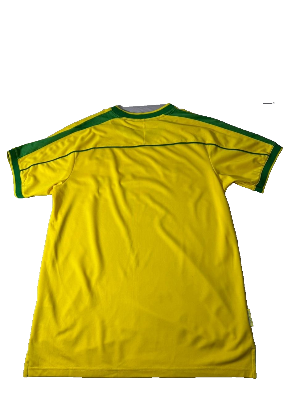 Nike Brazil CBF Yellow Soccer Football Jersey Men's Short Sleeve