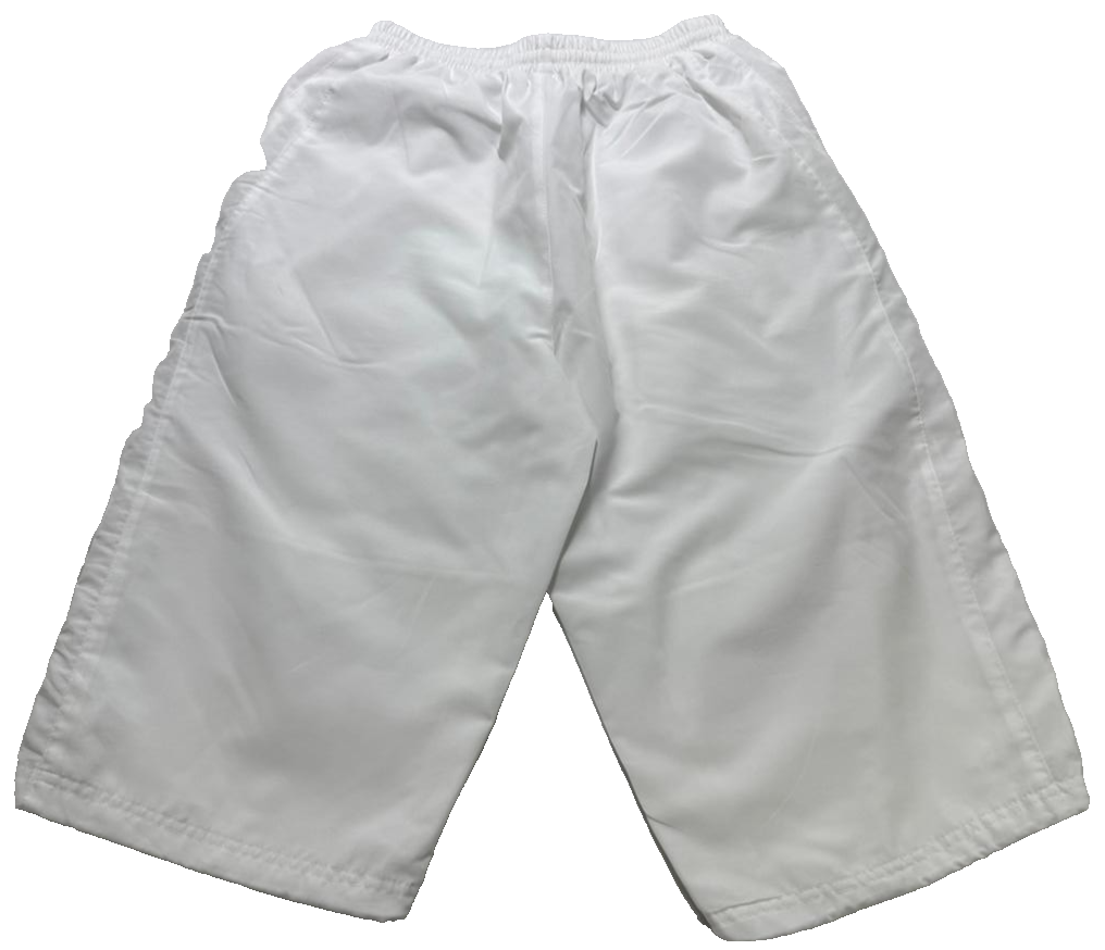 Vintage Umbro White Three-Quarter Baggy Shorts, Size M