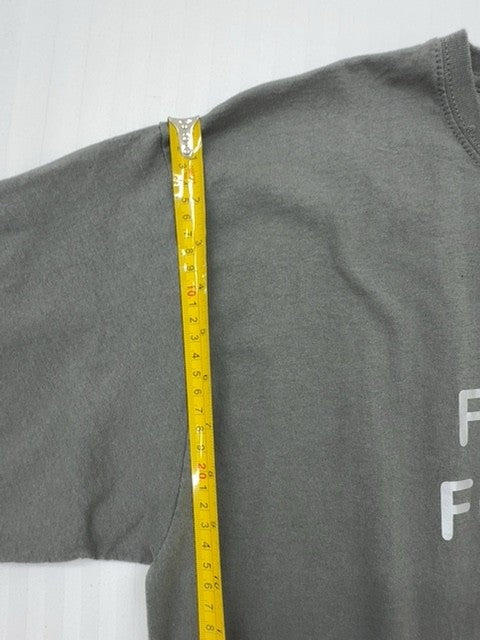 Fruit of the Loom XL Charcoal Graphic Print Crew Neck T-Shirt