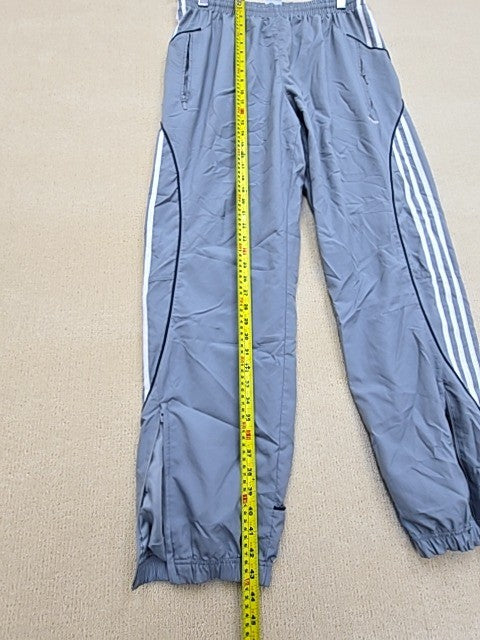 Adidas Men's Grey 3-Stripes Track Pants XL