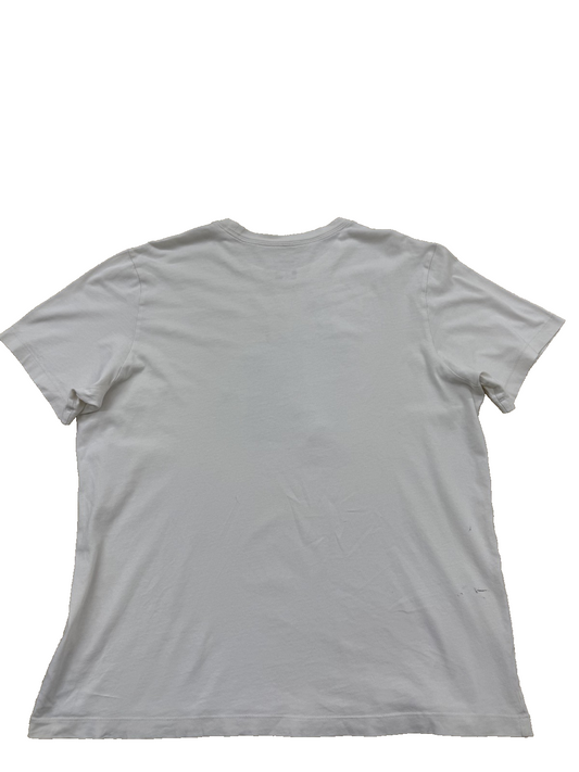 Nike Men's White T-Shirt – Size L, James Harden Crewneck james, Graphic