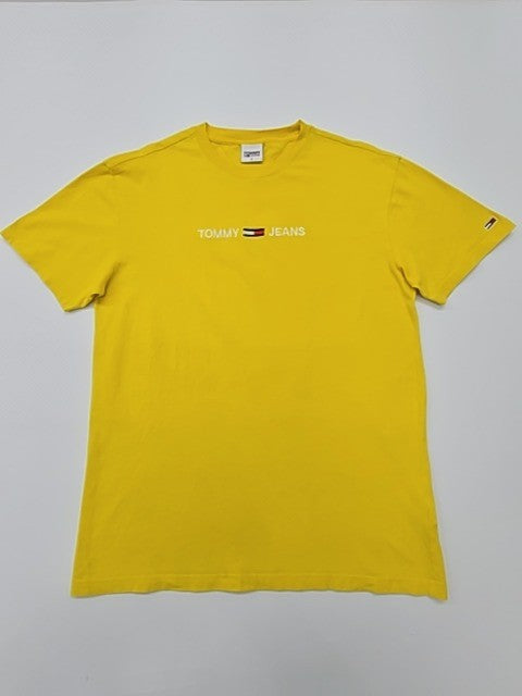 Tommy Jeans Men Yellow T-Shirt size M product image 1
