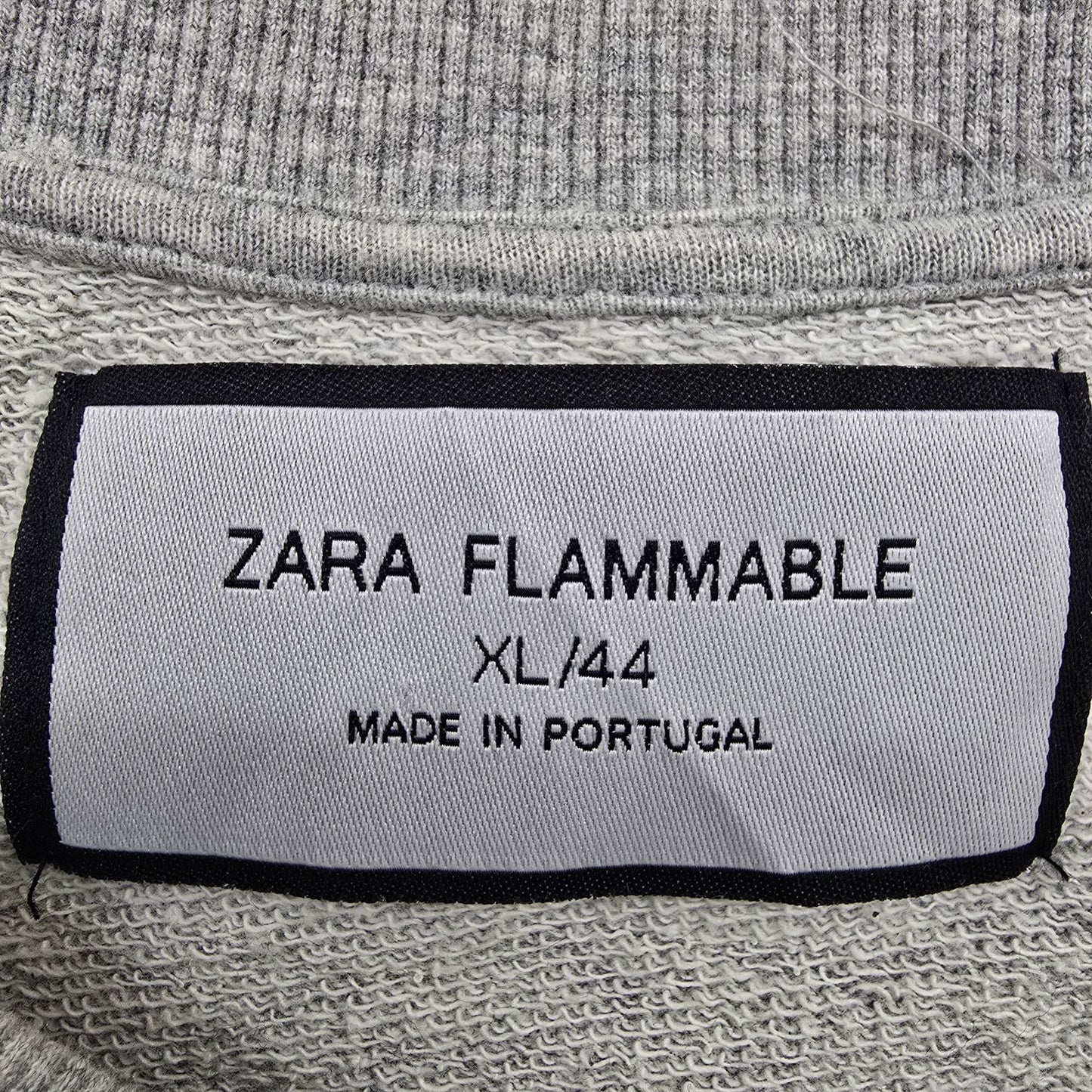 Zara Men Gray Sweatshirt size XL product image 3
